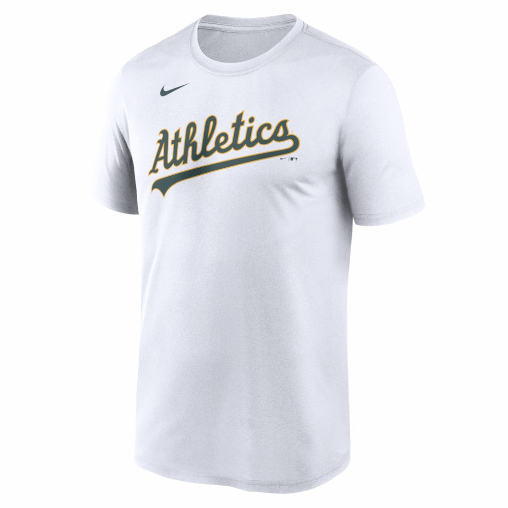 Athletics Nike New Legend Wordmark Dri-FIT T-Shirt | MLB Outlet