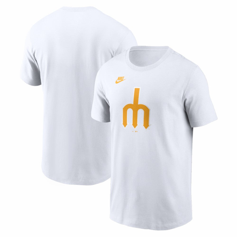Seattle Mariners Nike Cooperstown Collection Logo T-Shirt | MLB Outlet