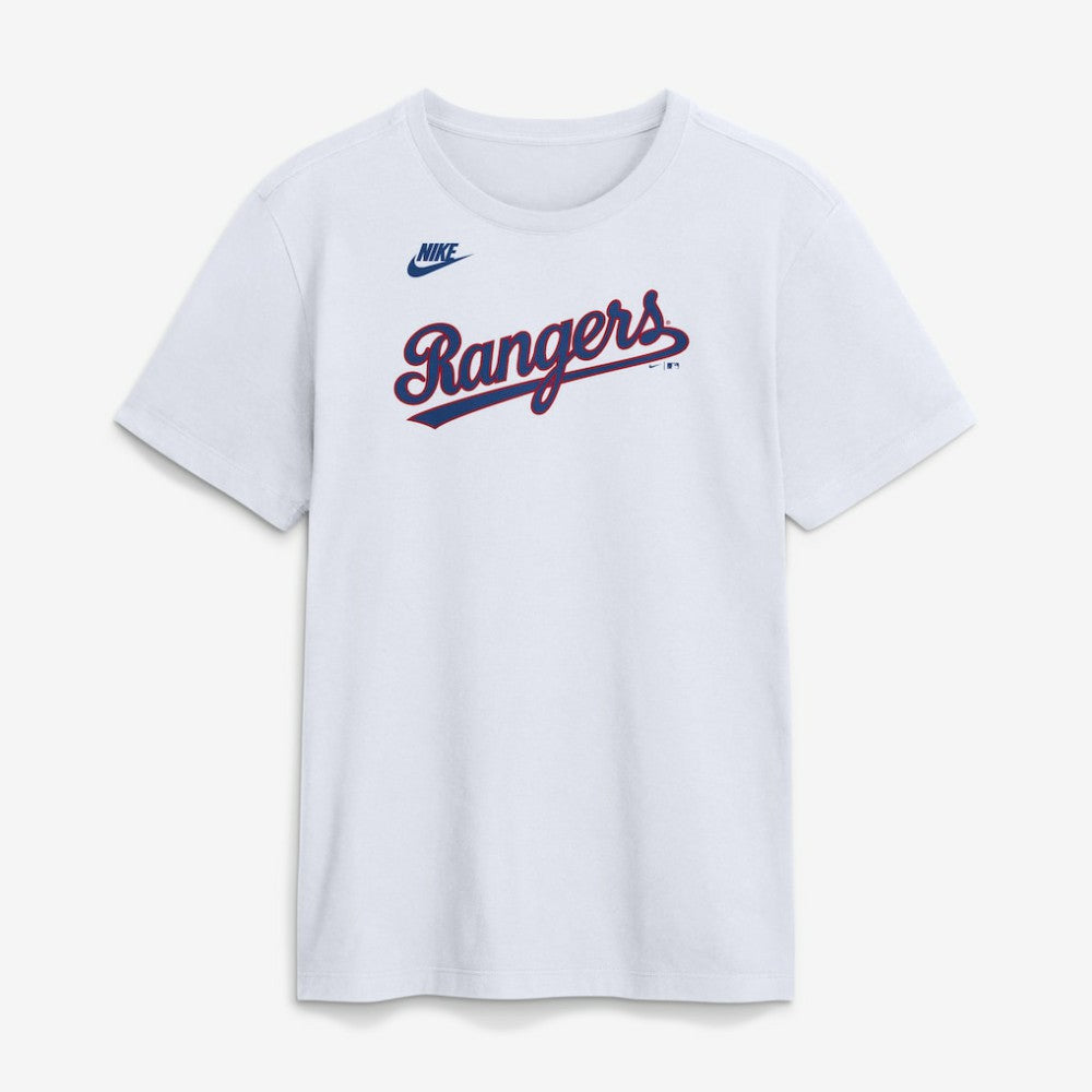 Texas Rangers Nike Cooperstown Collection Wordmark T-Shirt | MLB On Sale