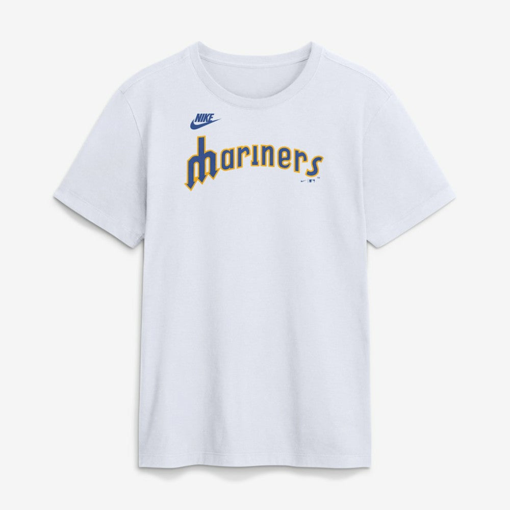 Seattle Mariners Nike Cooperstown Collection Wordmark T-Shirt | MLB On Sale