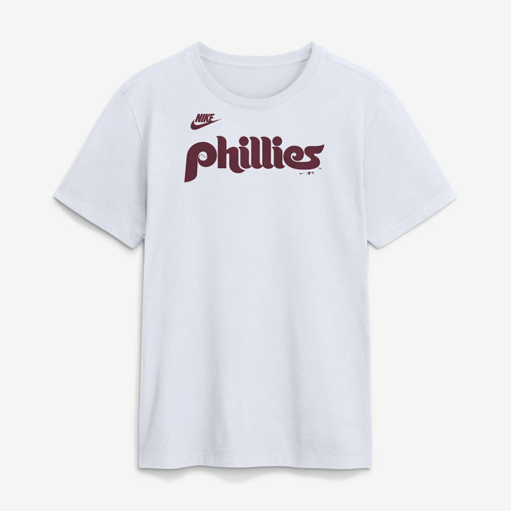 Philadelphia Phillies Nike Cooperstown Collection Wordmark T-Shirt | MLB US