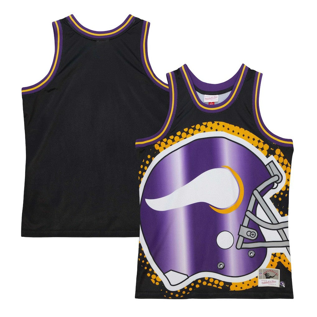 Minnesota Vikings Mitchell & Ness Big Face 7.0 Fashion Tank Top