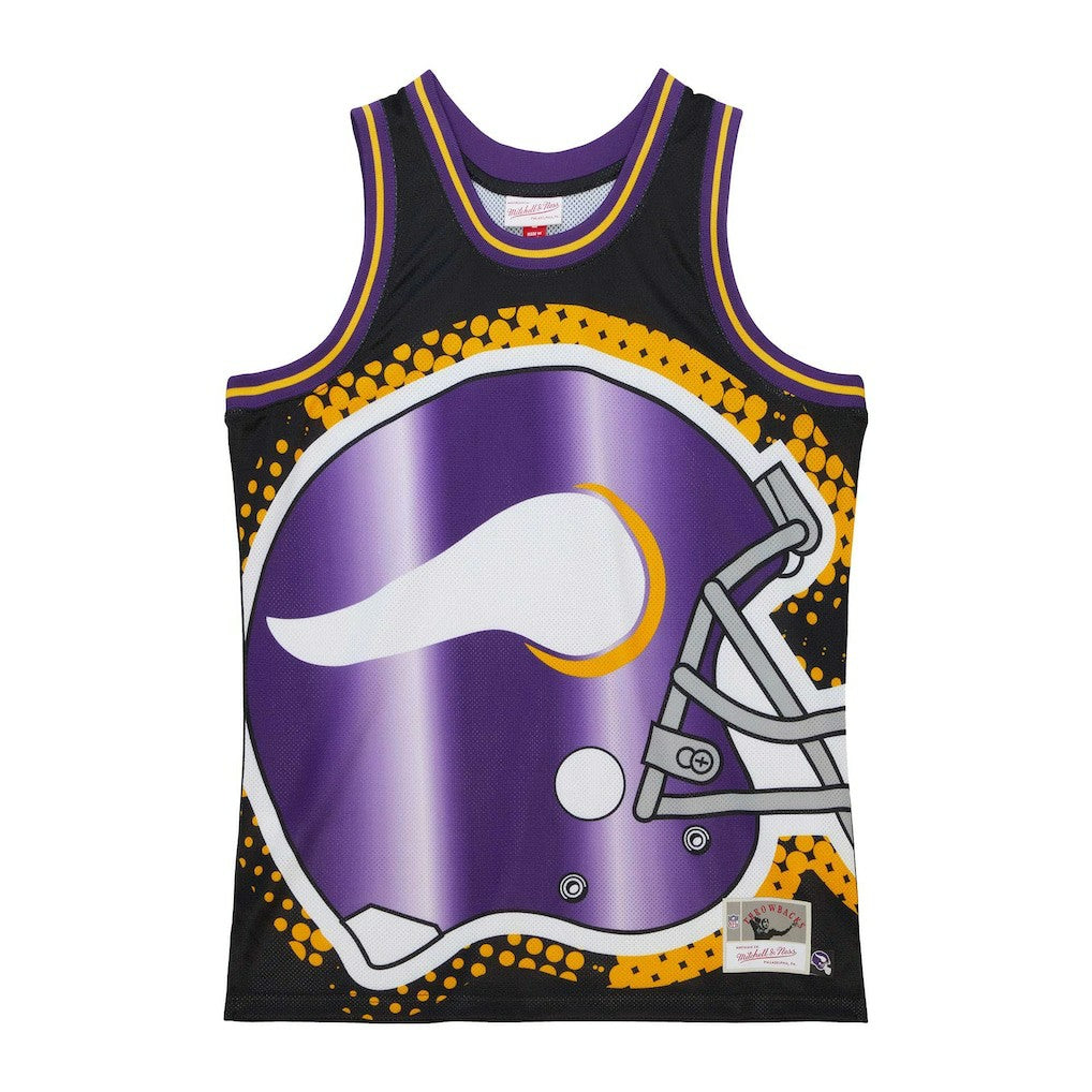 Minnesota Vikings Mitchell & Ness Big Face 7.0 Fashion Tank Top