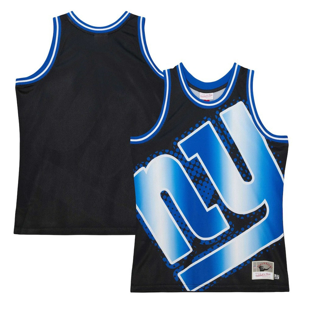 New York Giants Mitchell & Ness Big Face 7.0 Fashion Tank Top