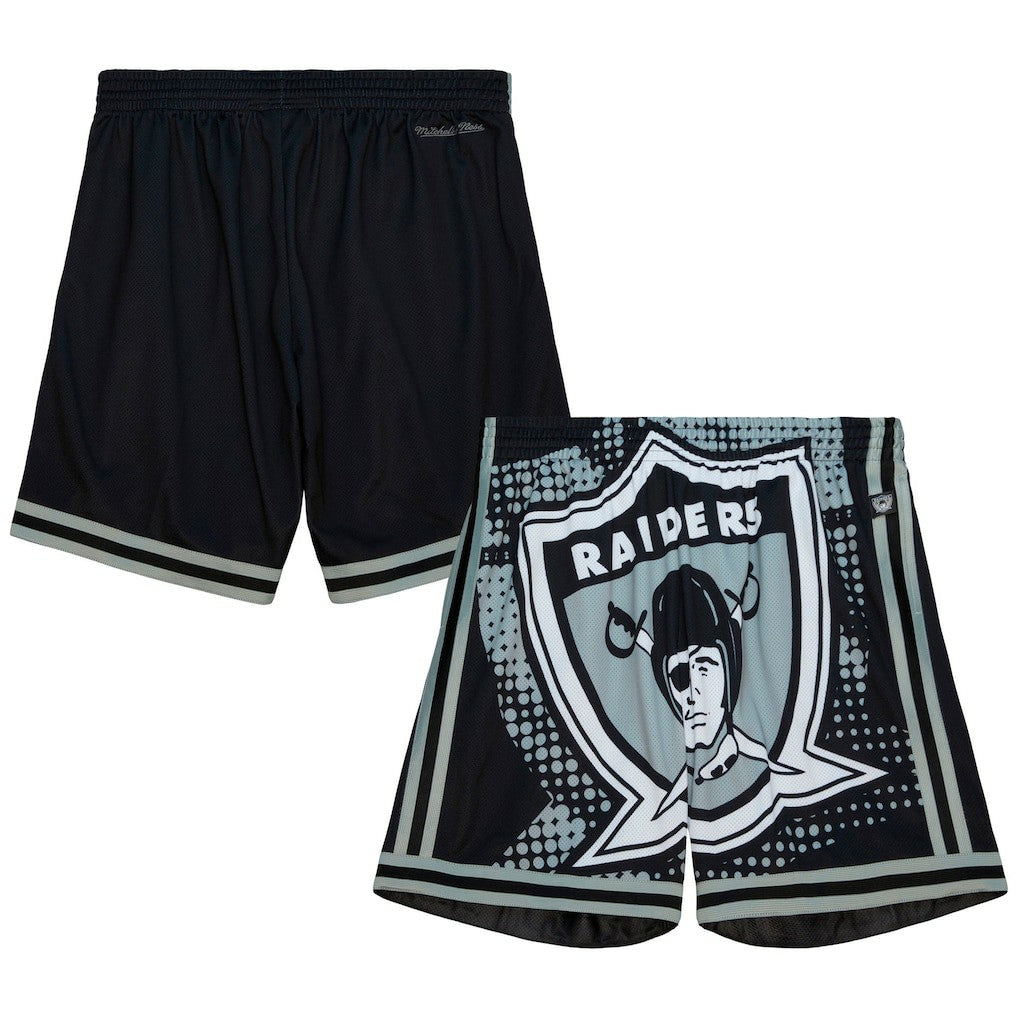 Las Vegas Raiders Mitchell & Ness Big Face 7.0 Fashion Shorts