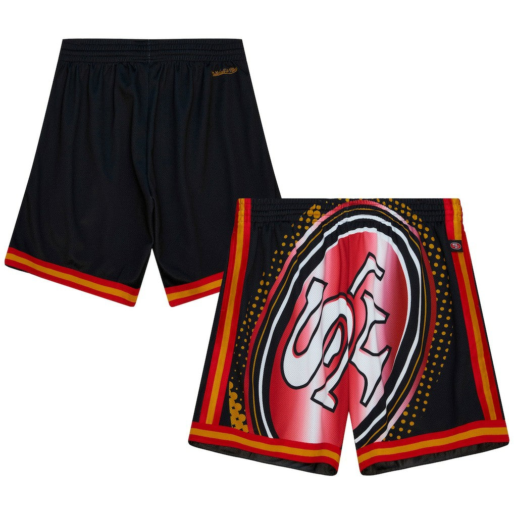 San Francisco 49ers Mitchell & Ness Big Face 7.0 Fashion Shorts