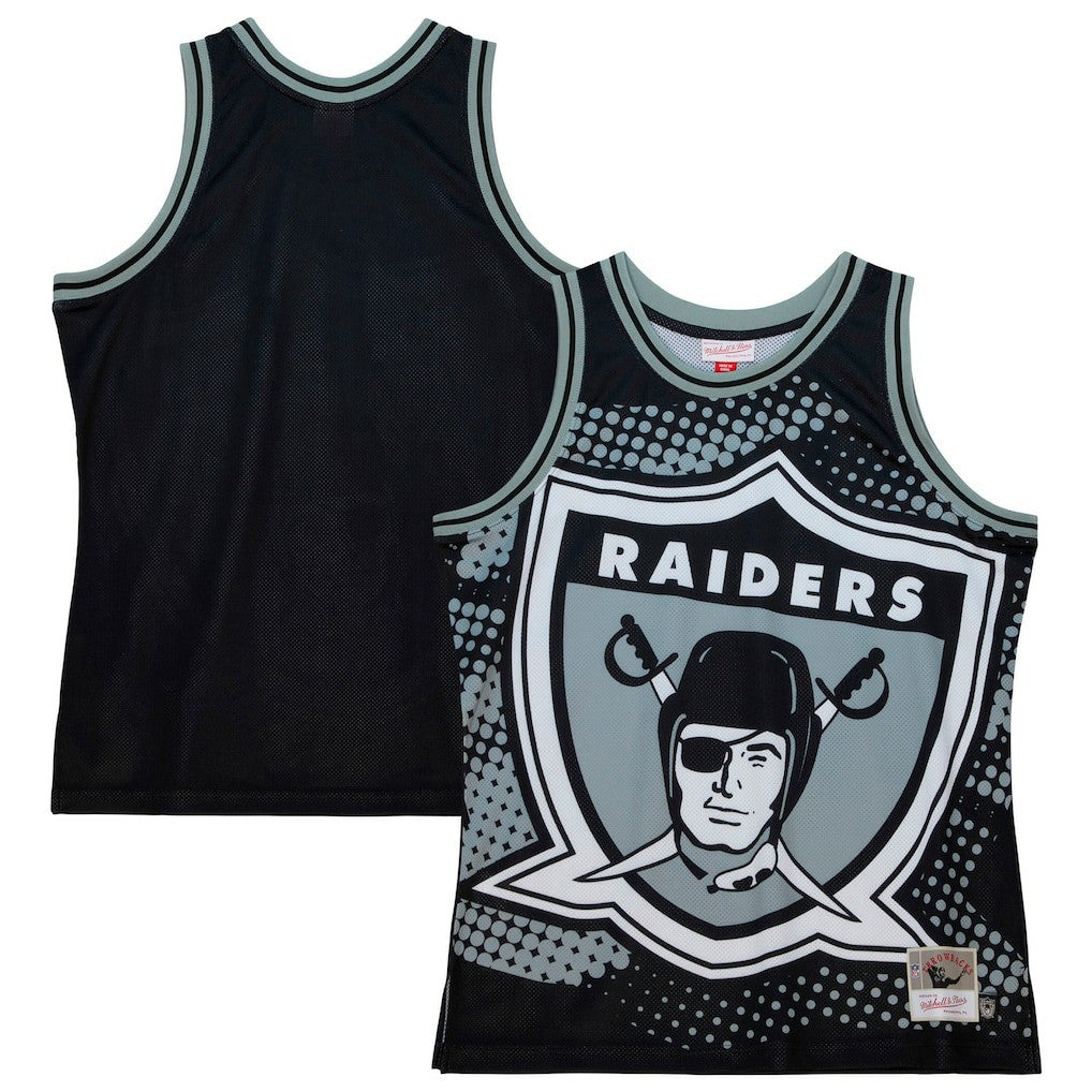 Las Vegas Raiders Mitchell & Ness Big Face 7.0 Fashion Tank Top