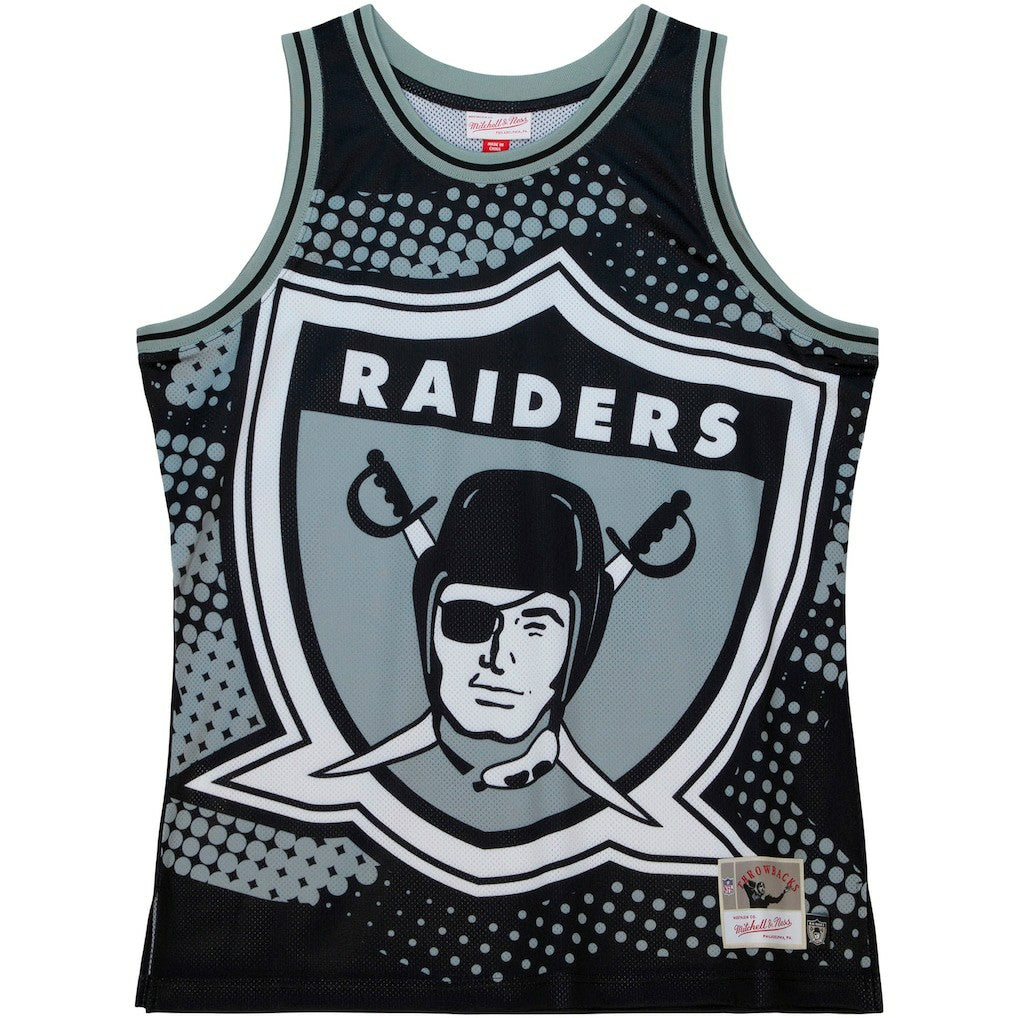 Las Vegas Raiders Mitchell & Ness Big Face 7.0 Fashion Tank Top