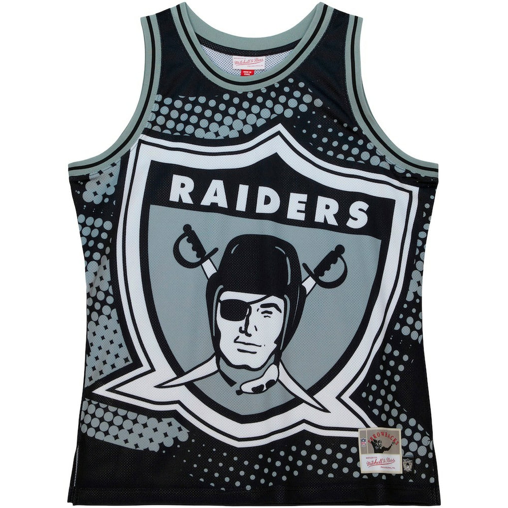 Las Vegas Raiders Mitchell & Ness Big Face 7.0 Fashion Tank Top