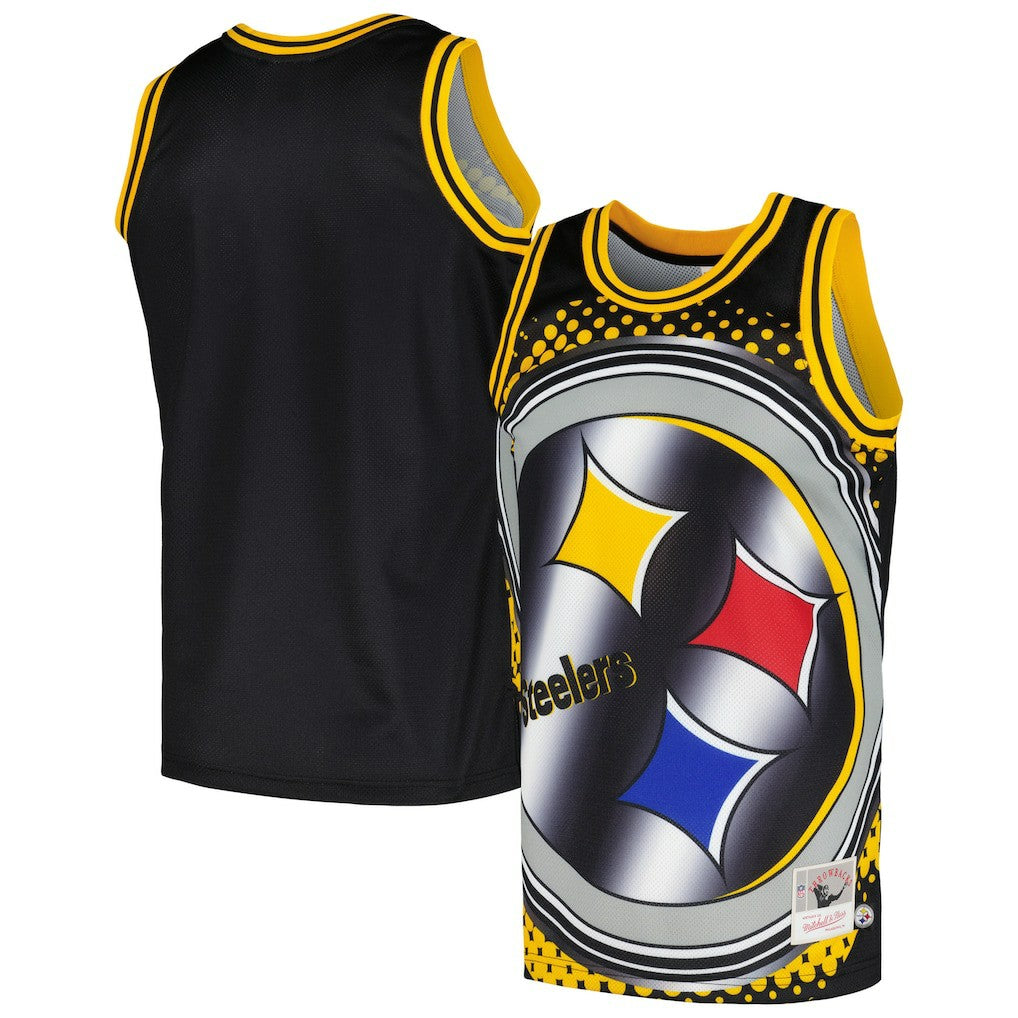 Pittsburgh Steelers Mitchell & Ness Big Face 7.0 Fashion Tank Top