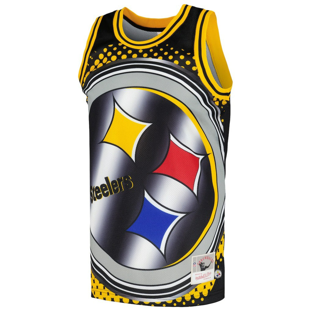 Pittsburgh Steelers Mitchell & Ness Big Face 7.0 Fashion Tank Top