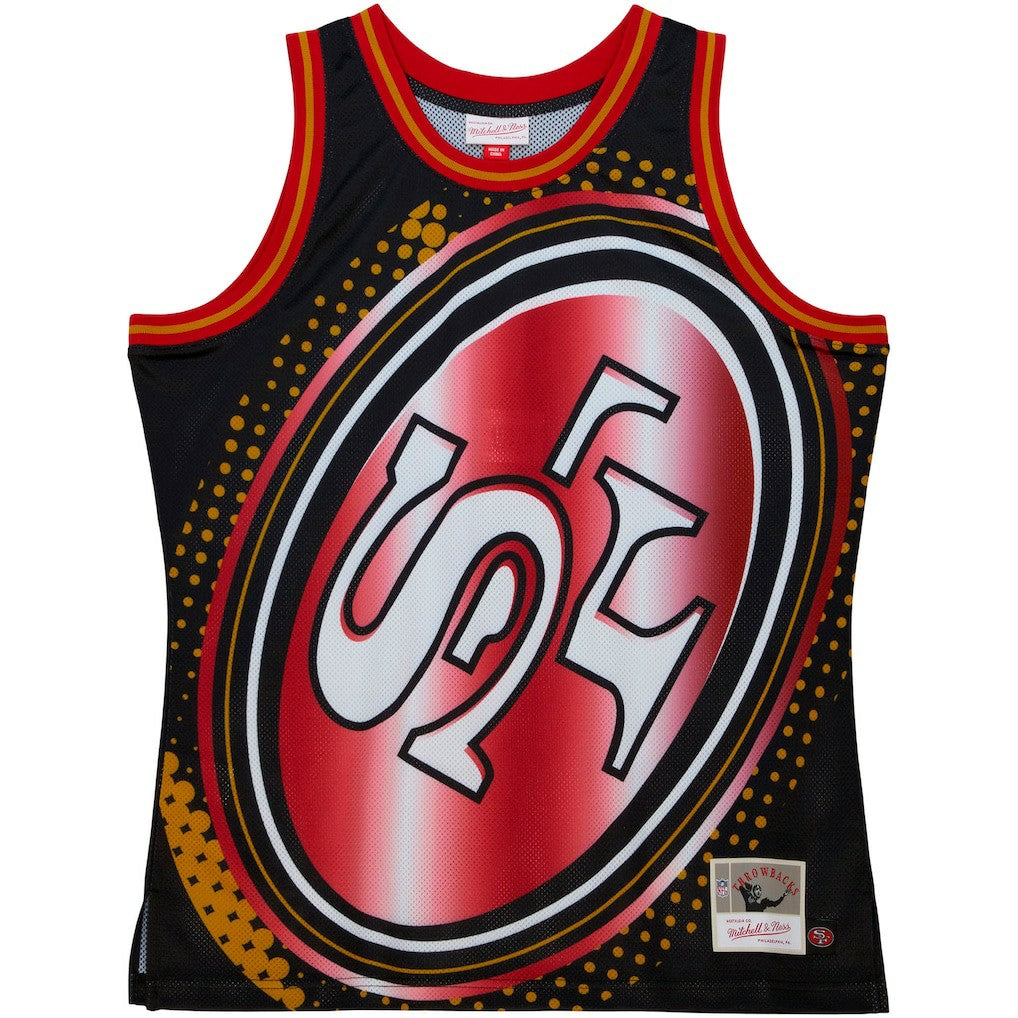 San Francisco 49ers Mitchell & Ness Big Face 7.0 Fashion Tank Top