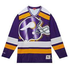 Minnesota Vikings Mitchell & Ness Women's Big Face 7.0 Long Sleeve Jersey T-Shirt