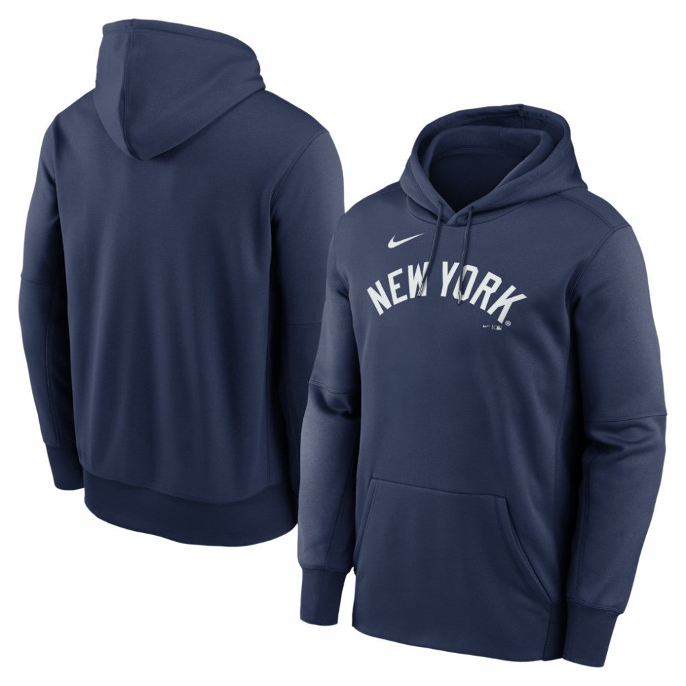 New York Yankees Nike Primary Wordmark Therma Hoodie | MLB Shop