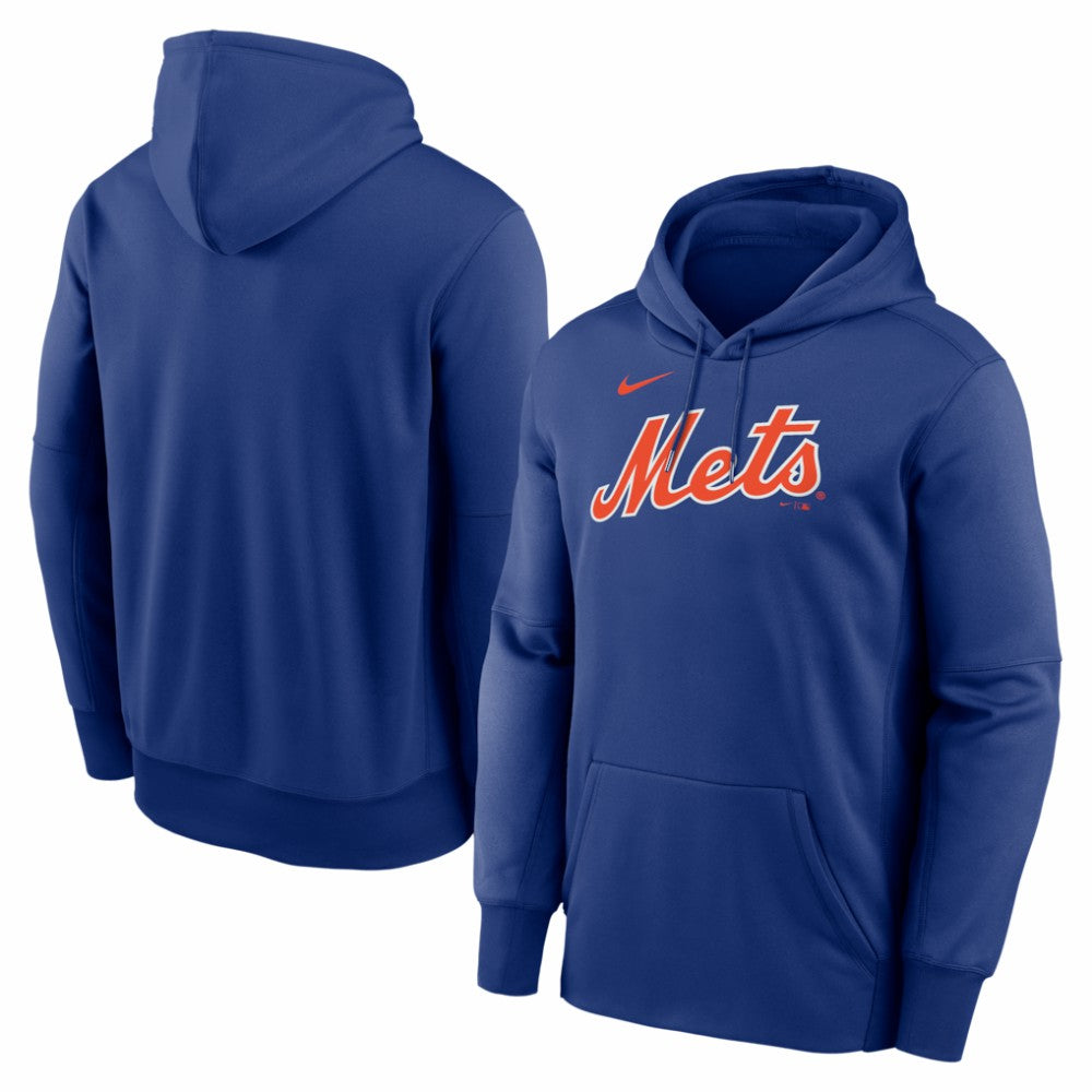 New York Mets Nike Primary Wordmark Therma Hoodie | MLB Sale