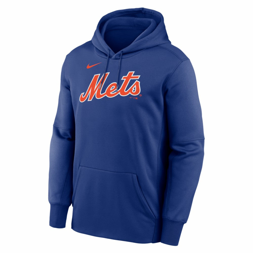 New York Mets Nike Primary Wordmark Therma Hoodie | MLB Sale