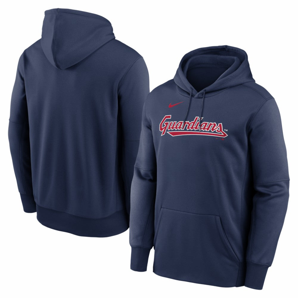 Cleveland Guardians Nike Primary Wordmark Therma Hoodie | MLB Discount