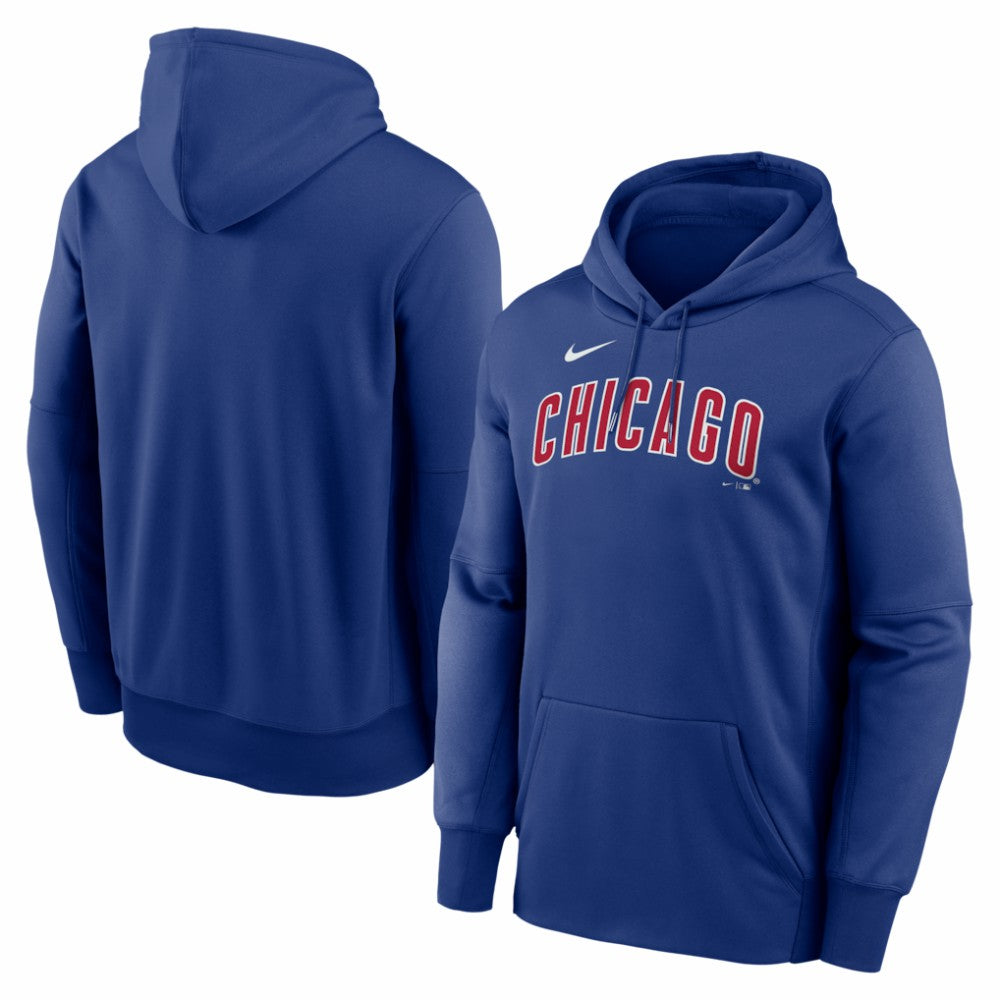 Chicago Cubs Nike Primary Wordmark Therma Hoodie | MLB US