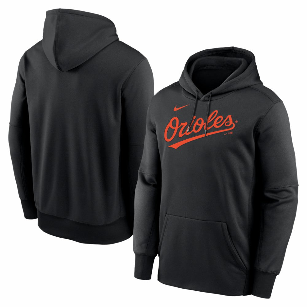 Baltimore Orioles Nike Primary Wordmark Therma Hoodie | MLB Sale