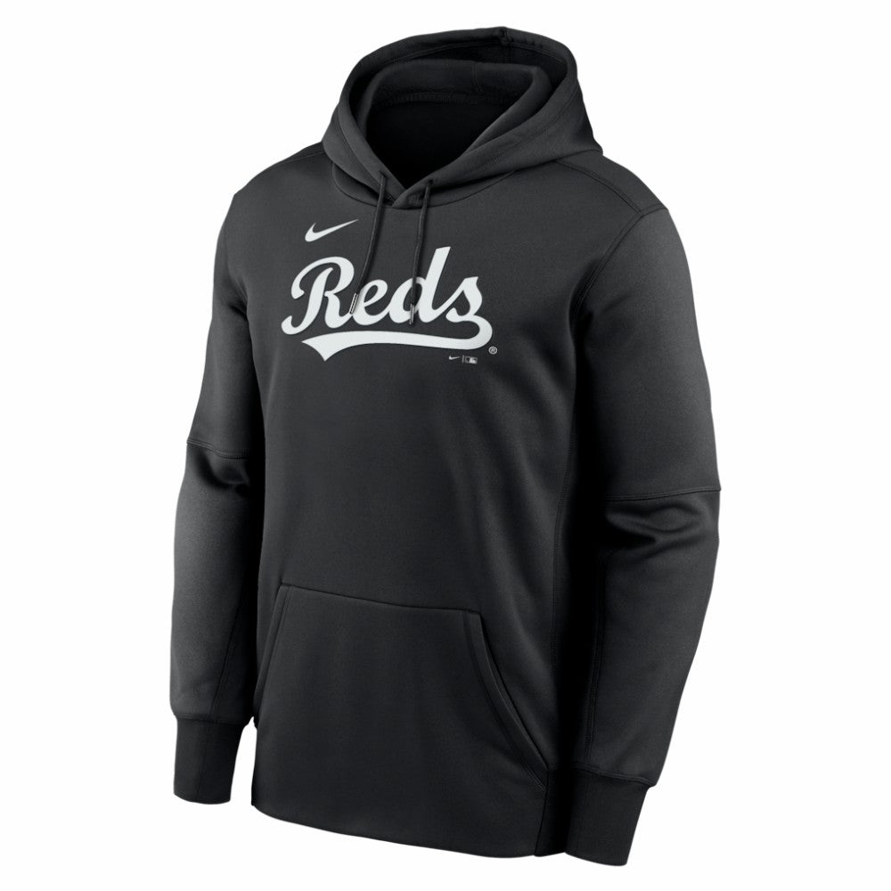 Cincinnati Reds Nike Primary Wordmark Therma Hoodie | MLB Near me