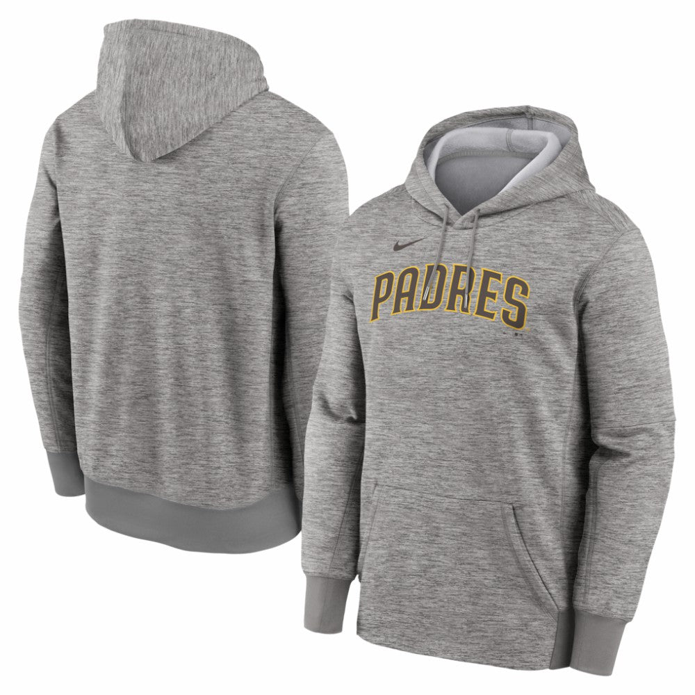 San Diego Padres Nike Primary Wordmark Therma Hoodie | MLB US