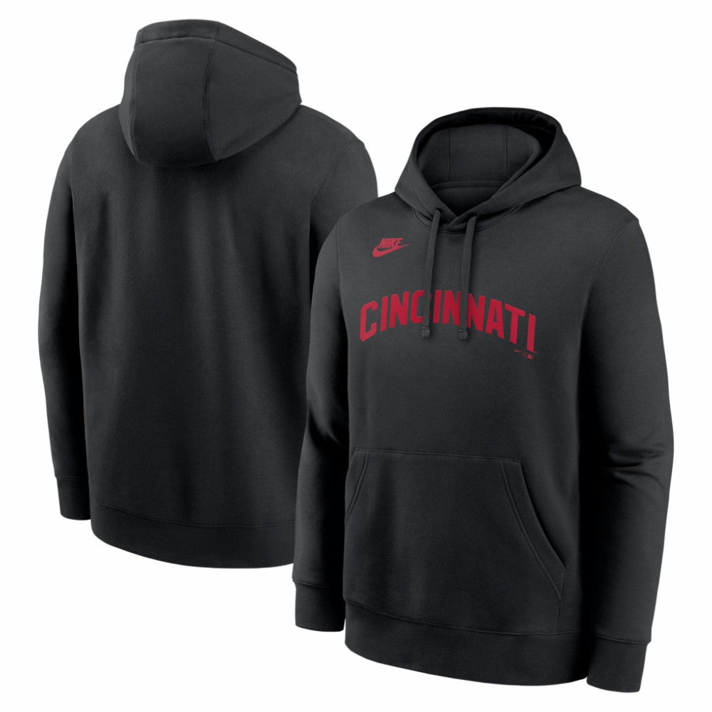 Cincinnati Reds Nike Cooperstown Collection Wordmark Club Hoodie | MLB Near me