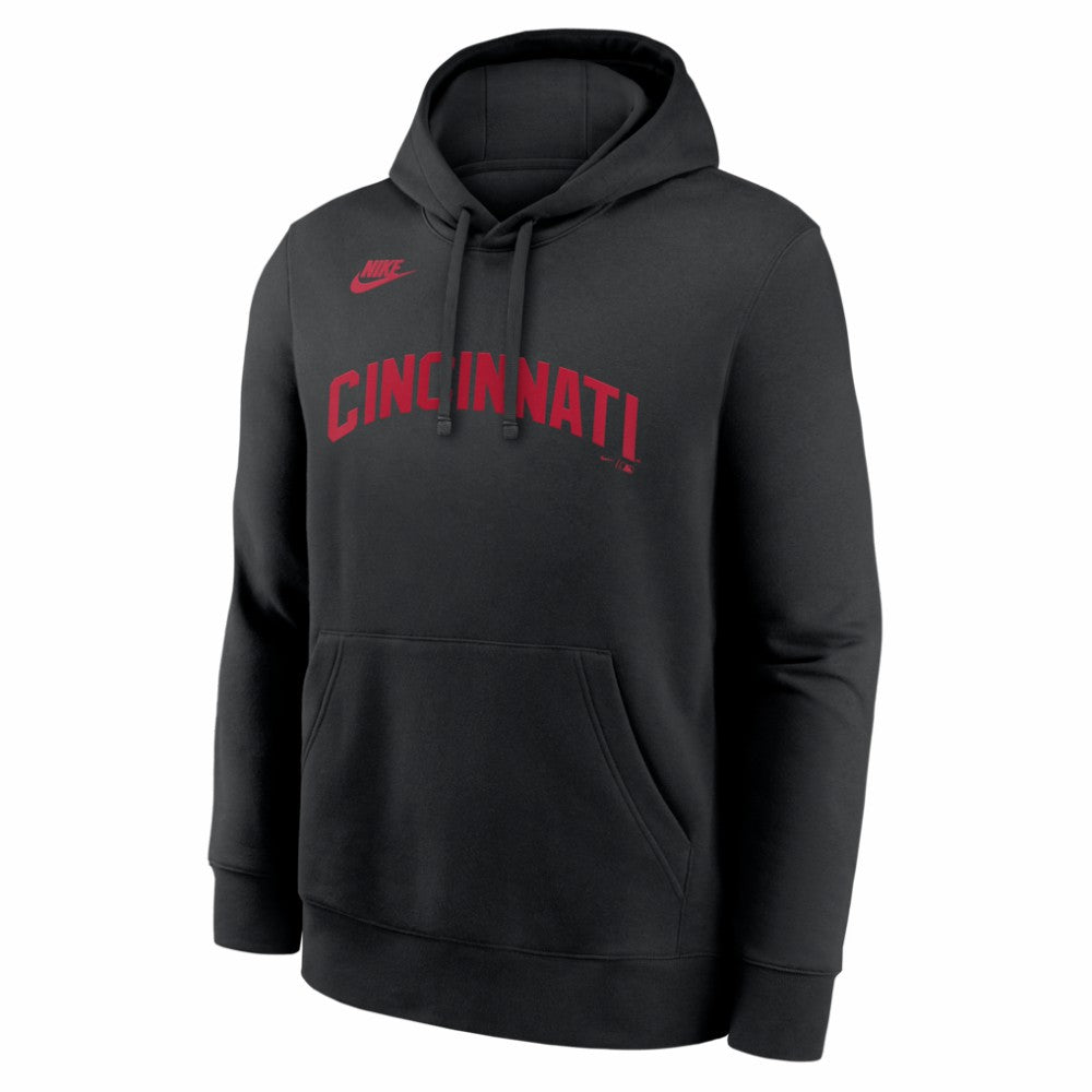 Cincinnati Reds Nike Cooperstown Collection Wordmark Club Hoodie | MLB Near me