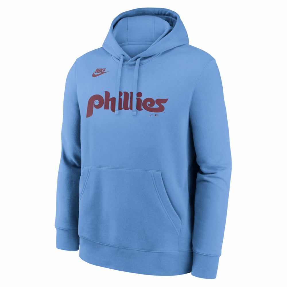Philadelphia Phillies Nike Cooperstown Collection Wordmark Club Hoodie | MLB Shop