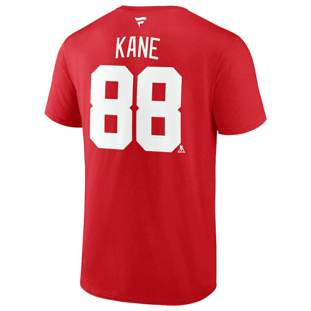 Patrick Kane Detroit Red Wings Fanatics Authentic Stack Name & Number T-Shirt Outlet