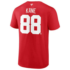 Patrick Kane Detroit Red Wings Fanatics Authentic Stack Name & Number T-Shirt Outlet