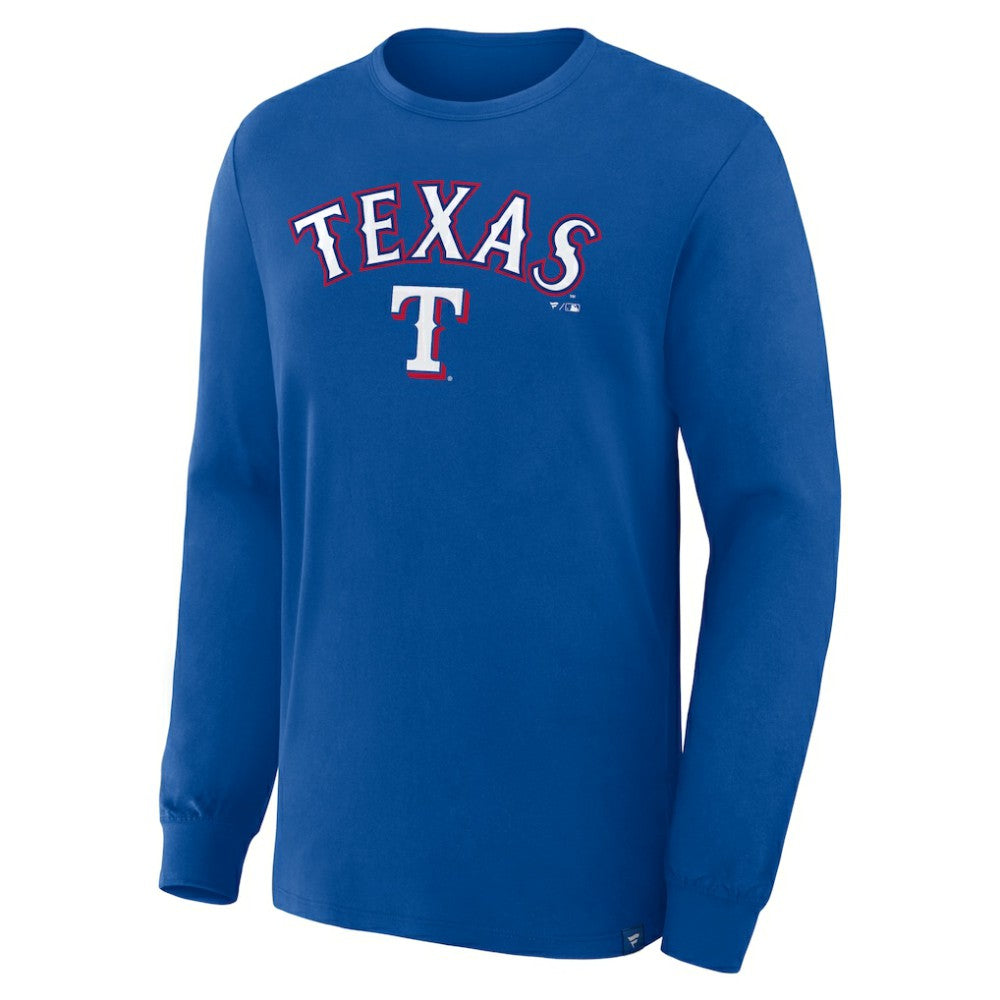 Texas Rangers Fanatics Lock-Up Legacy Long Sleeve T-Shirt | MLB New