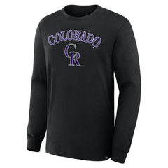 Colorado Rockies Fanatics Lock-Up Legacy Long Sleeve T-Shirt | MLB New