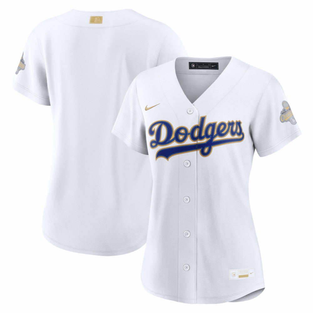 Los Angeles Dodgers Nike Women's 2026 Gold Collection Stadium Jersey | MLB US