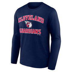 Cleveland Guardians Logo Athletic Heart & Soul Long Sleeve T-Shirt | MLB New