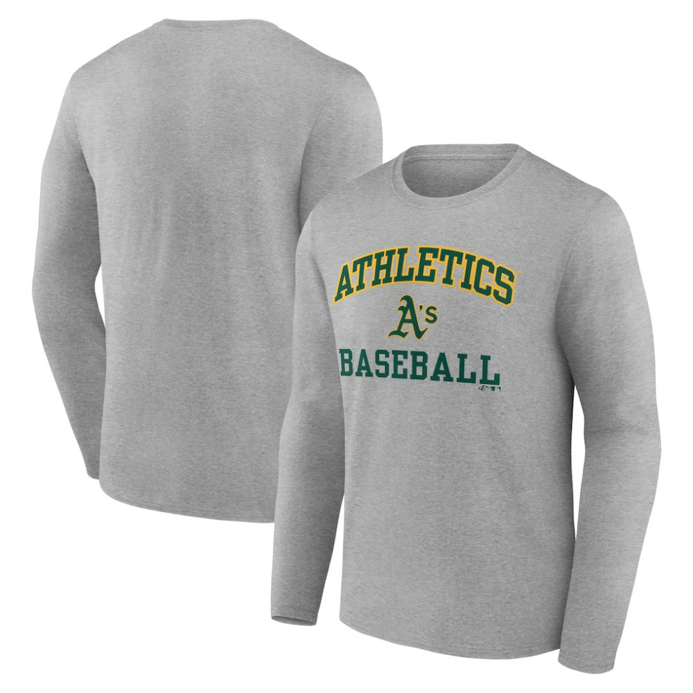 Athletics Logo Athletic Heart & Soul Long Sleeve T-Shirt | MLB New