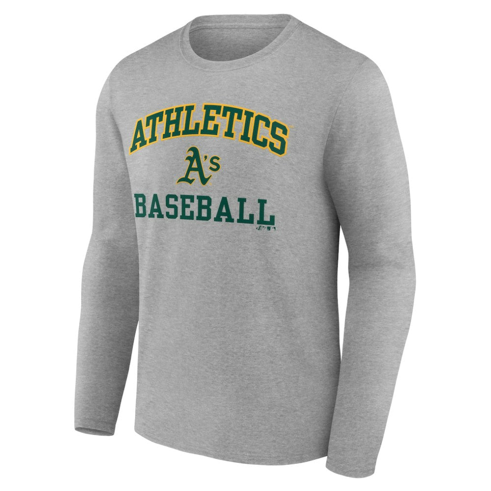 Athletics Logo Athletic Heart & Soul Long Sleeve T-Shirt | MLB New