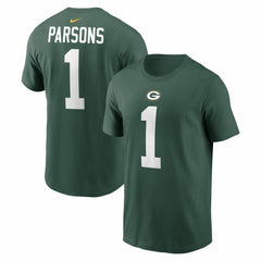 Green Bay Packers Nike Micah Parsons  Name & Number T-Shirt