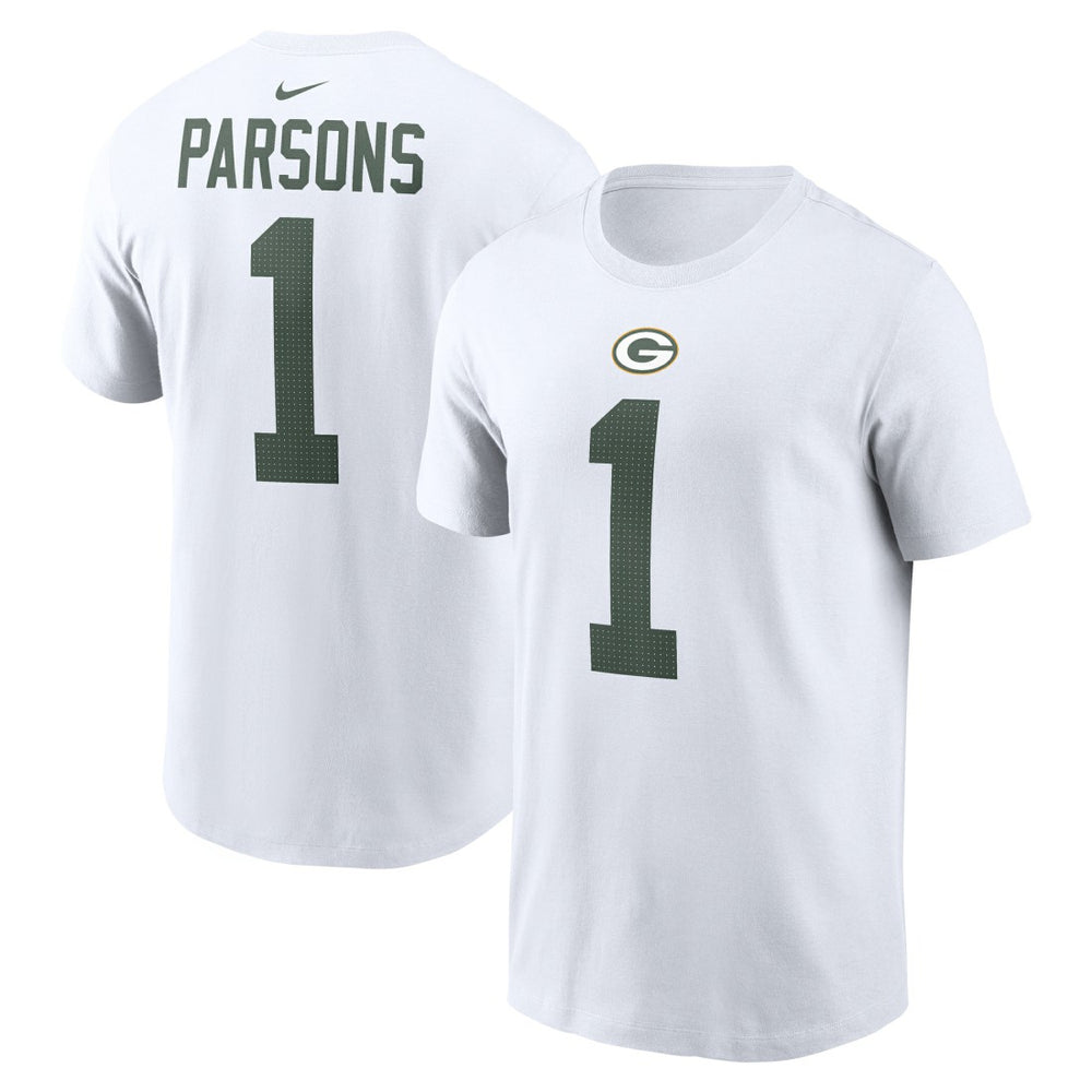 Green Bay Packers Nike Micah Parsons  Player Name & Number T-Shirt