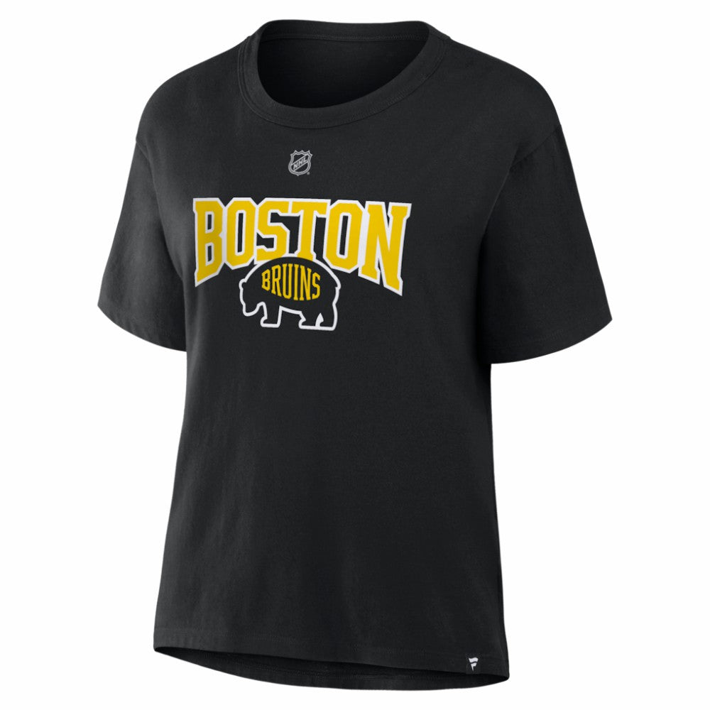 David Pastrnak Boston Bruins Fanatics Women's 2026 NHL Stadium Series Authentic Stack Name & Number T-Shirt Sale