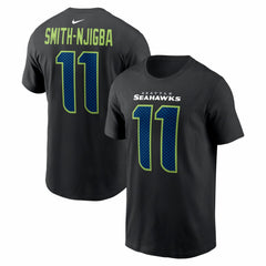 Seattle Seahawks Nike Jaxon Smith-Njigba  Carbon Name & Number T-Shirt