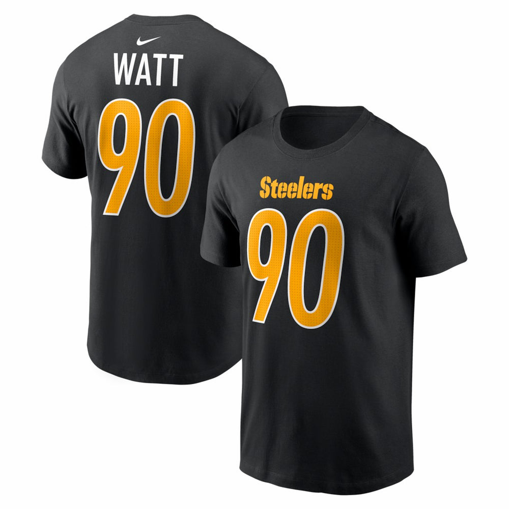 Pittsburgh Steelers Nike T.J. Watt  Carbon Name & Number T-Shirt
