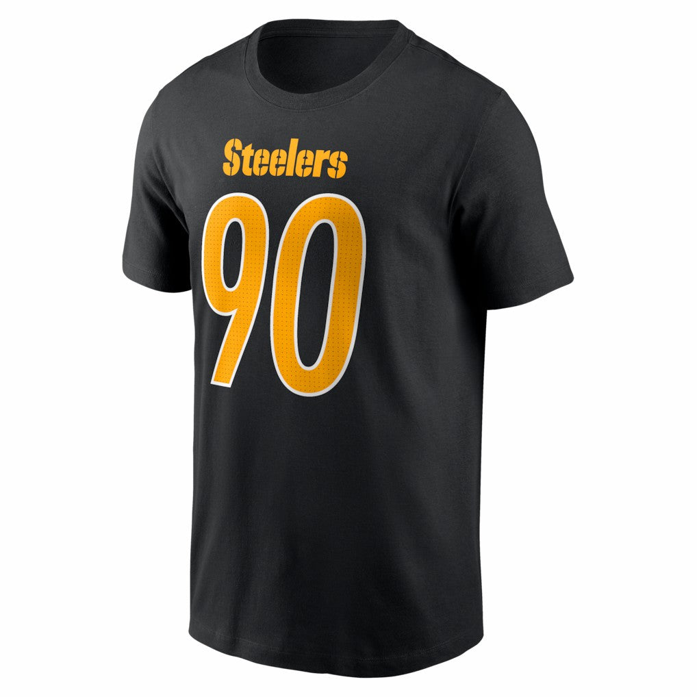 Pittsburgh Steelers Nike T.J. Watt  Carbon Name & Number T-Shirt