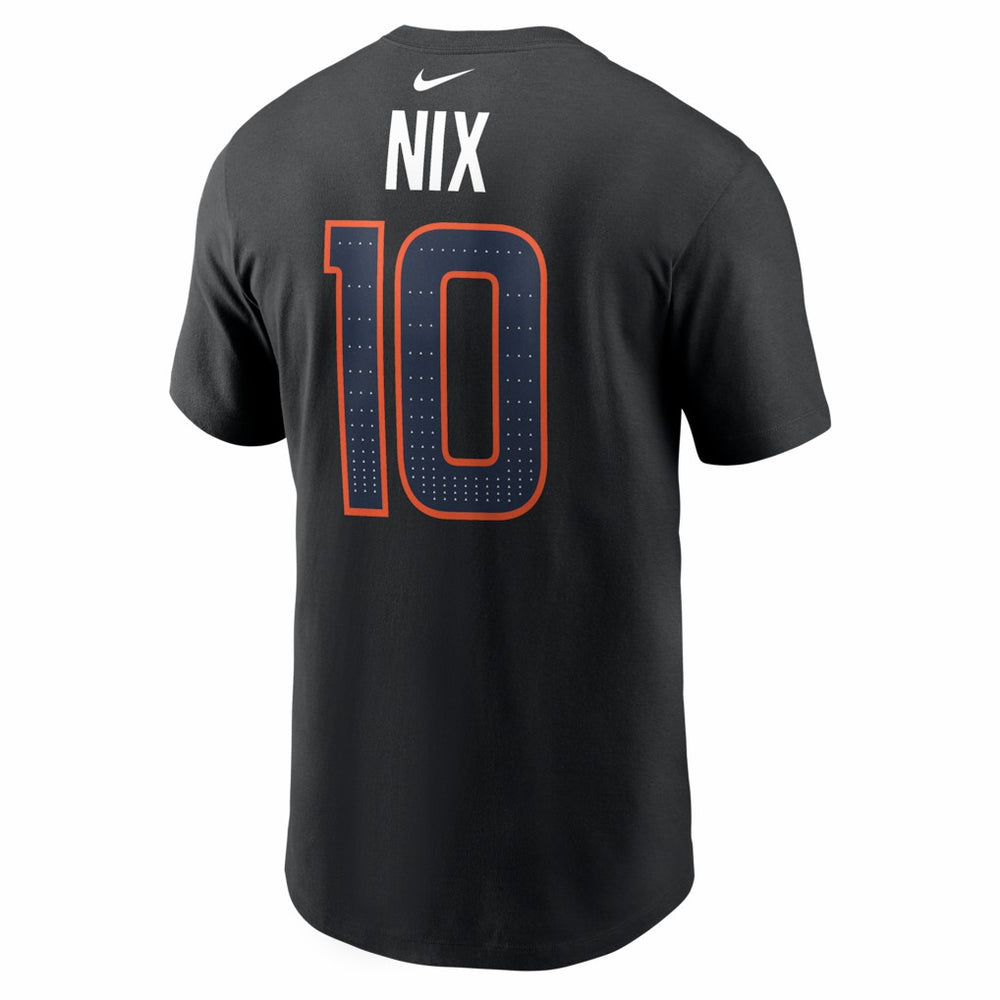 Denver Broncos Nike Bo Nix  Carbon Name & Number T-Shirt