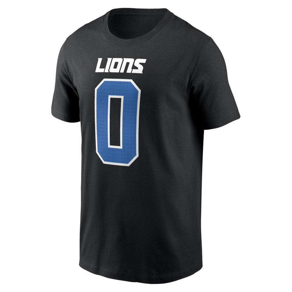 Detroit Lions Nike Jahmyr Gibbs  Carbon Name & Number T-Shirt