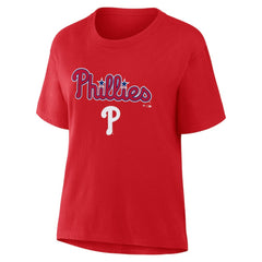 Philadelphia Phillies Fanatics Women's Lockup Legacy T-Shirt | MLB Shop