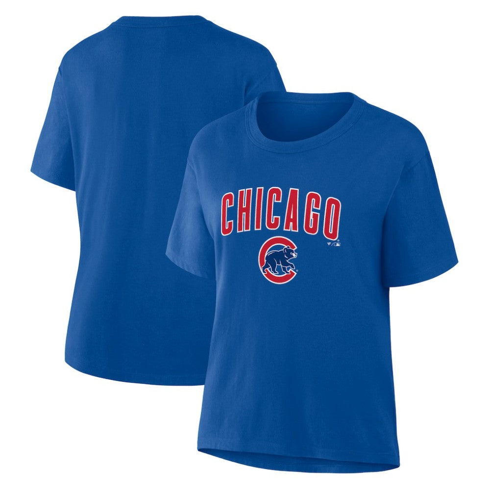 Chicago Cubs Fanatics Women's Lockup Legacy T-Shirt | MLB New