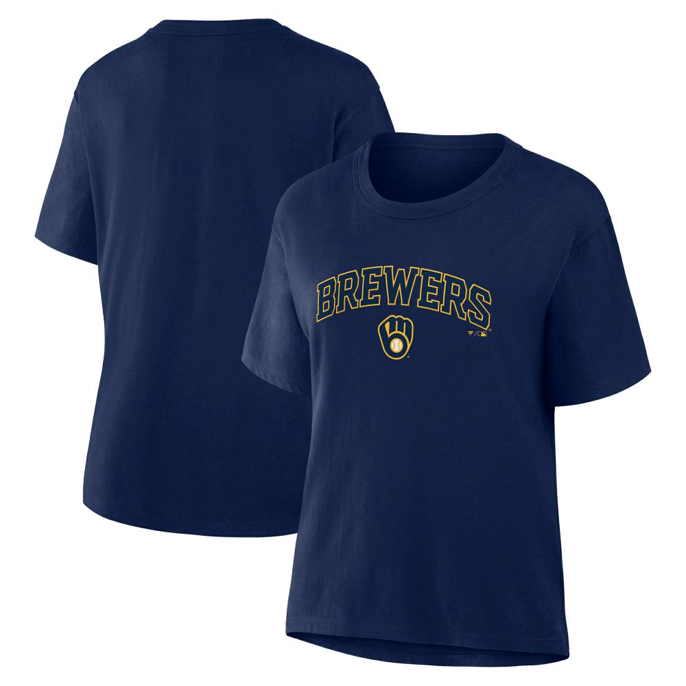 Milwaukee Brewers Fanatics Women's Lockup Legacy T-Shirt | MLB Outlet