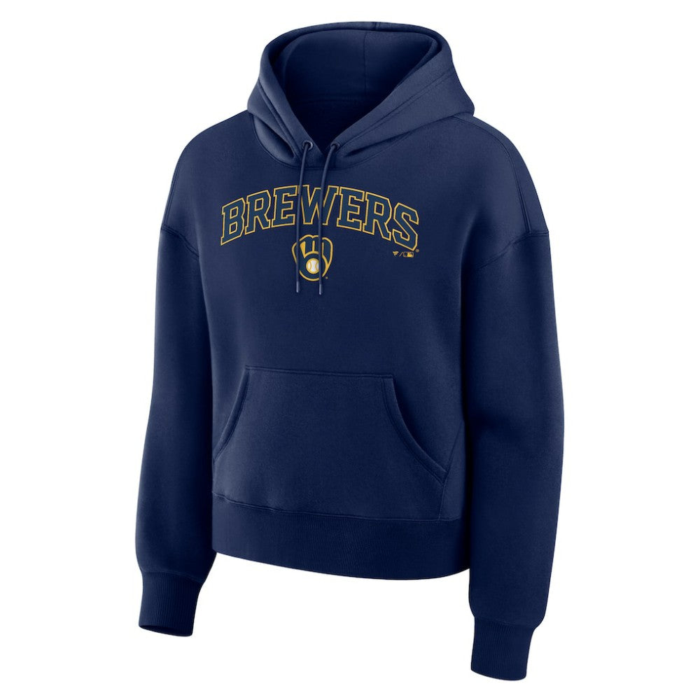 Milwaukee Brewers Fanatics Women's Lockup Legacy Fleece Hoodie | MLB Near me