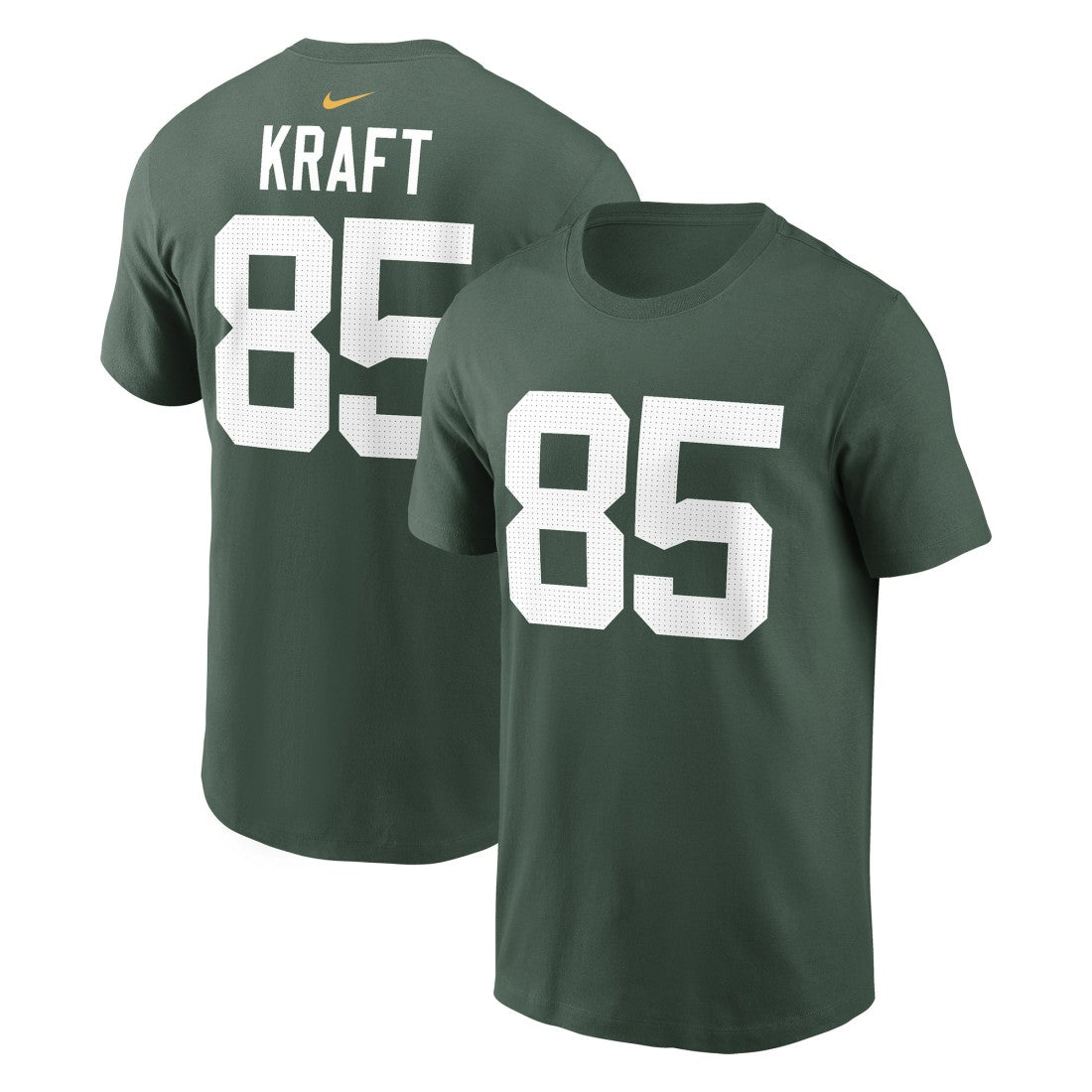 Green Bay Packers Nike Tucker Kraft  Player Name & Number T-Shirt