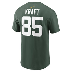Green Bay Packers Nike Tucker Kraft  Player Name & Number T-Shirt